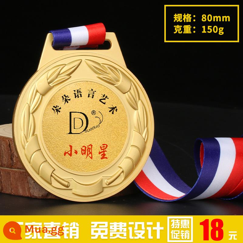 Huy chương tùy chỉnh sản xuất danh sách kim loại tùy chỉnh trò chơi marathon trò chơi học sinh dành cho trẻ em huy chương vàng tùy chỉnh - TH-08