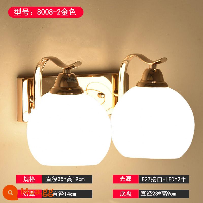 Đèn Tường Đèn Ngủ Đèn Phòng Ngủ LED Hiện Đại Tối Giản Bắc Âu Sáng Tạo Vàng Phòng Khách Lối Đi Đèn Đèn Tường Khách Sạn - Đèn vàng ấm áp LG100-2