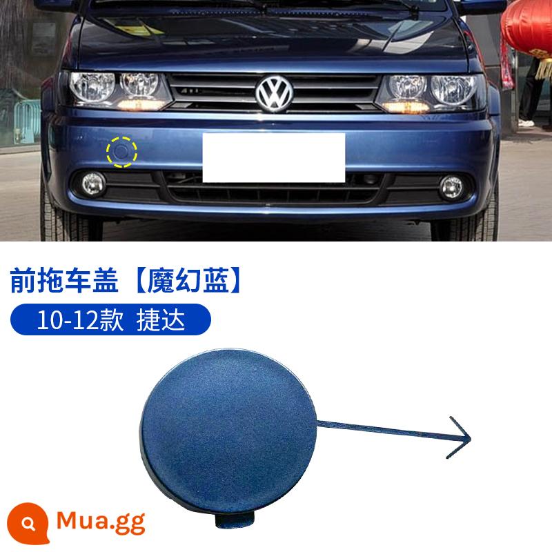 Thích hợp cho vỏ xe moóc phía trước Volkswagen Jetta 10-16, cản trước, cản trước, móc kéo, vỏ dây kéo - 10-12 Jetta kéo phía trước [Magic Blue]