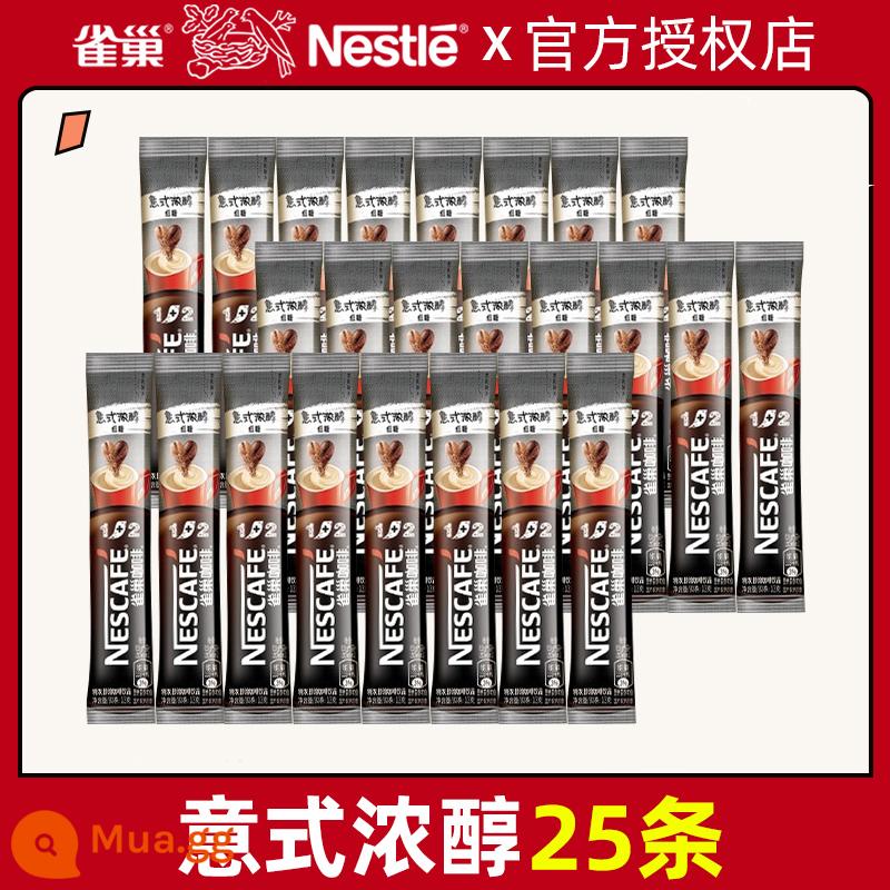 Cà phê Nestle thêm đậm đặc hương sữa nguyên vị hòa tan 1+2 Nestle cà phê bún thanh sảng khoái chính thức flagship store flagship - Tinh chất Ý 25 miếng/số lượng lớn★Không có quà tặng miễn phí cho người dùng đầu tiên