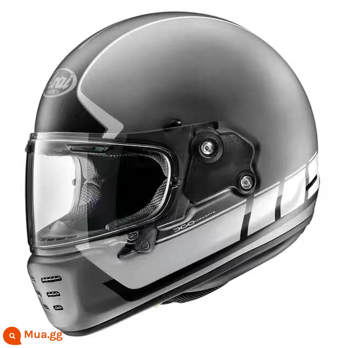 ARAI RAPIDE-NEO Retro Hành Trình Harley Latte Giá Rẻ Leo Đầu Máy Đầu Máy Full Mũ Bảo Hiểm Mũ Bảo Hiểm - Khối tốc độ màu trắng