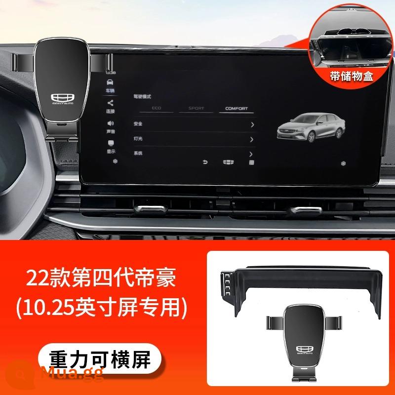 Thích hợp cho Geely Boyue L thế hệ thứ tư Emgrand S Xingrui Panda MINI giá đỡ điện thoại di động trên ô tô đặc biệt MÁT MẺ - [Trọng lực cho phép màn hình ngang] 22 mẫu Emgrand thế hệ thứ tư (dành riêng cho màn hình 10,25 inch)