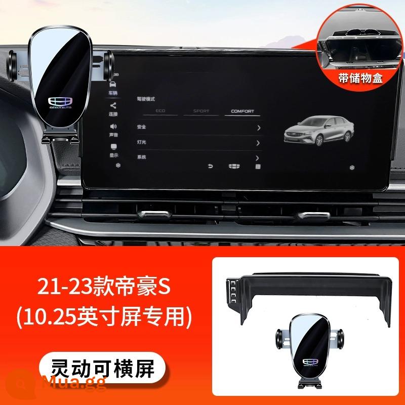 Thích hợp cho Geely Boyue L thế hệ thứ tư Emgrand S Xingrui Panda MINI giá đỡ điện thoại di động trên ô tô đặc biệt MÁT MẺ - [Màn hình thông minh và nằm ngang] 21-23 Emgrand S (dành riêng cho màn hình 10,25 inch)