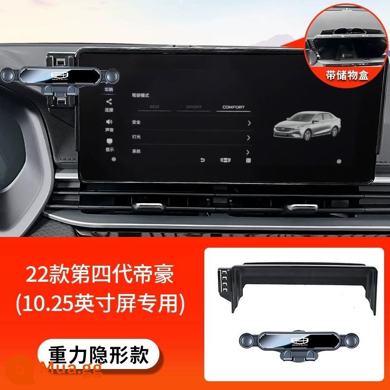 Thích hợp cho Geely Boyue L thế hệ thứ tư Emgrand S Xingrui Panda MINI giá đỡ điện thoại di động trên ô tô đặc biệt MÁT MẺ - [Mẫu tàng hình trọng lực] 22 mẫu Emgrand thế hệ thứ tư (chỉ màn hình 10,25 inch)