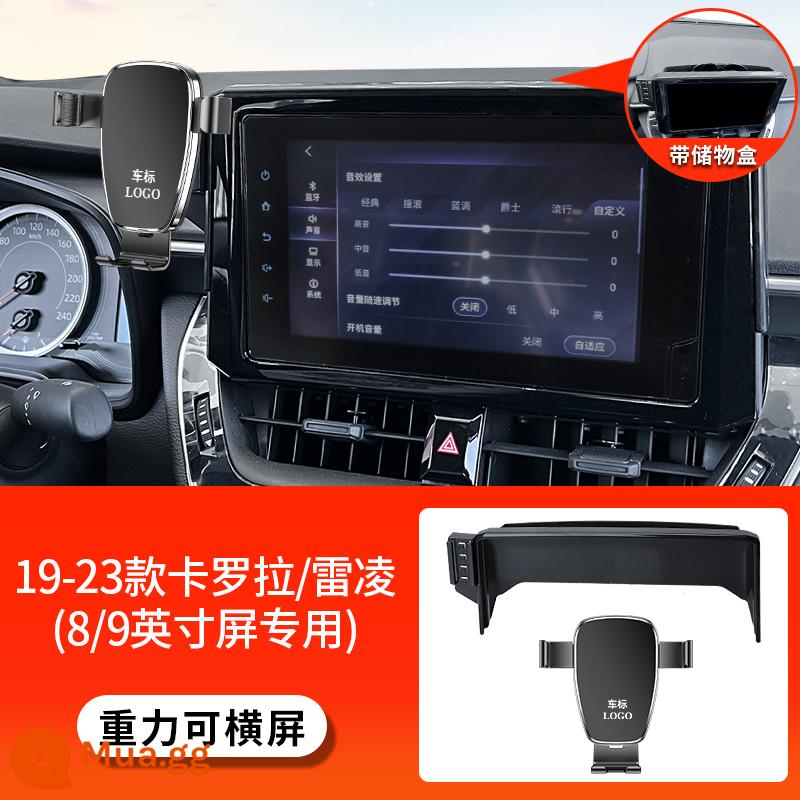 Toyota 22 Corolla Ralink thế hệ thứ tám CAMRY Rongfang Weilanda RAV4 giá đỡ điện thoại di động trên ô tô đặc biệt - [Trọng lực cho phép màn hình ngang] 19-23 Corolla/Ralink (chỉ dành cho màn hình 8/9 inch)