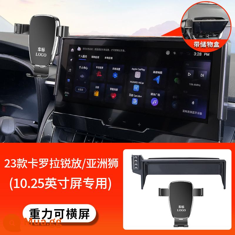 Toyota Asia Dragon CHR Yi Ze Highlander Crown Corolla Sharp Fang Feng Landa giá đỡ điện thoại di động trên ô tô đặc biệt - [Trọng lực cho phép màn hình ngang] 23 mẫu xe Corolla sắc nét/Asia Lion (màn hình 10,25 inch)