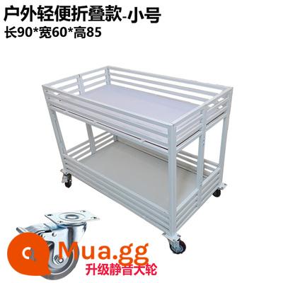 Siêu thị khuyến mại đổ xe đua cửa hàng quần áo gấp khuyến mại kệ phao giá đặc biệt xe phao khuyến mại xe trưng bày - Màu xanh lá cây ngoài trời màu trắng kích thước nhỏ