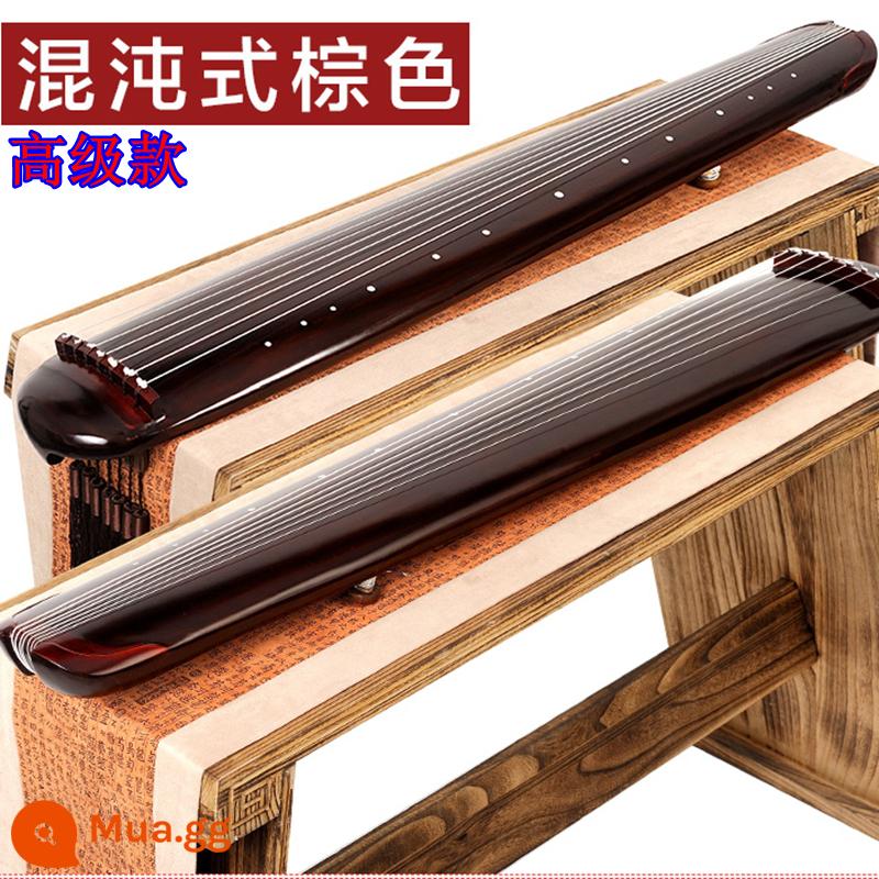 Chaos Zhongni Fuxi phong cách guqin mới bắt đầu cũ paulownia thủ công linh sam chơi piano thực hành kiểm tra chứng chỉ chuyên nghiệp piano - (Paulownia) Túi quà màu nâu mẫu mã cao cấp-hỗn loạn