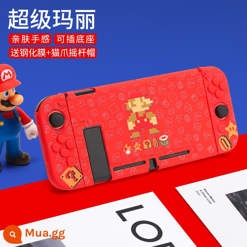 Vỏ bảo vệ Nintendo Switch Lite Vỏ mờ bao gồm tất cả Vỏ màu nsl Vỏ cứng trong suốt Vỏ silicon Switcholed ns Vỏ silicon mềm siêu mỏng Vỏ switchlite Phụ kiện oled - Switch Super Mario ☆ Ốp cứng thân thiện với da √ Tặng kèm phim + nắp