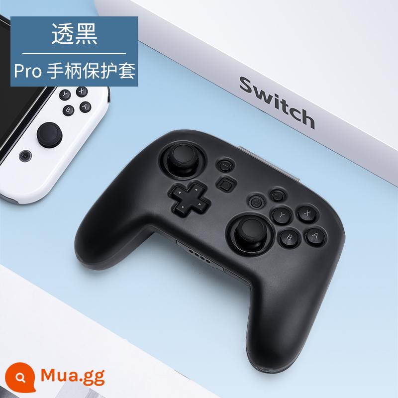 Vỏ bảo vệ tay cầm Nintendo Switch Pro chính hãng, thân thiện với da, vỏ cứng switchpro nspro, vỏ bảo vệ trong suốt bằng silicone ns, túi lưu trữ trò chơi, hộp, túi phụ kiện, vỏ silicon, mờ - Vỏ bảo vệ tay cầm Switch pro [màu đen trong suốt]