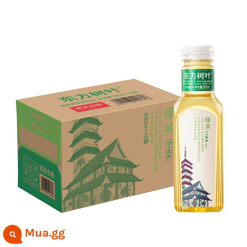 Nongfu Spring Oriental Leaf Tea Trà xanh Citrus Puer 900ml * 12 Chai FCL 0 Calo Đồ uống trà không đường - Trà xanh 500ml*15 chai nguyên hộp