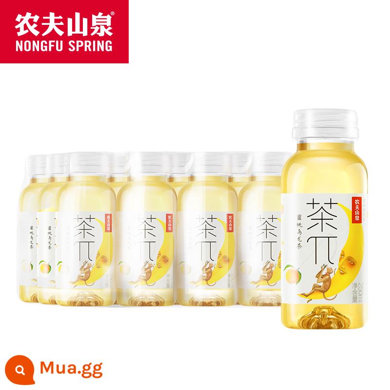 Nongfu Mountain Spring Tea School Peach Oolong Tea 250ml*12 Chai đầy đủ hộp trà PIE - Trà Ô Long Đào 250ml*12 chai