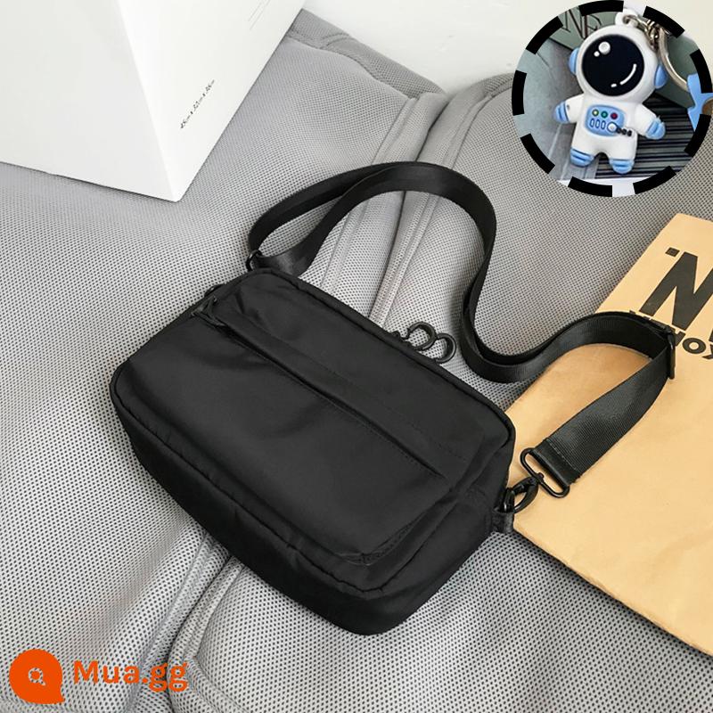 Túi satchel túi đeo chéo thông thường cho nam túi đeo vai ins thương hiệu hợp thời trang túi treo học sinh túi nhỏ xu hướng đường phố túi xách Nhật Bản - phi hành gia đen