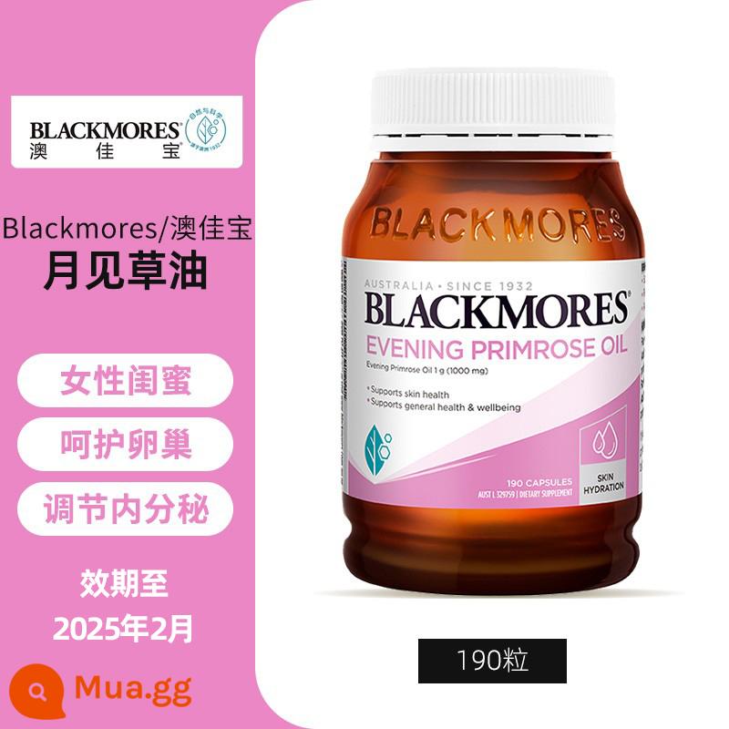 Viên nang mềm tinh dầu hoa anh thảo Blackmores Úc Gia Bảo điều trị đau bụng kinh duy trì nội tiết buồng trứng 190 viên - Màu xanh hải quân