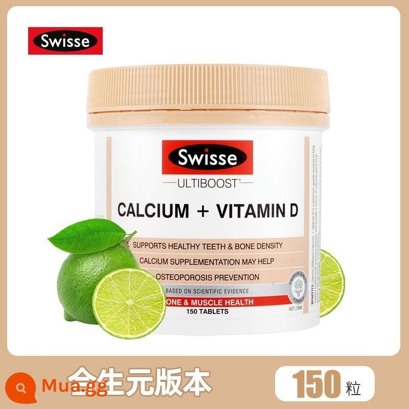 Swisse empress canxi của Úc VD canxi citrate canxi vitamin bà bầu người lớn trung niên và người già canxi viên 150 viên - trời xanh