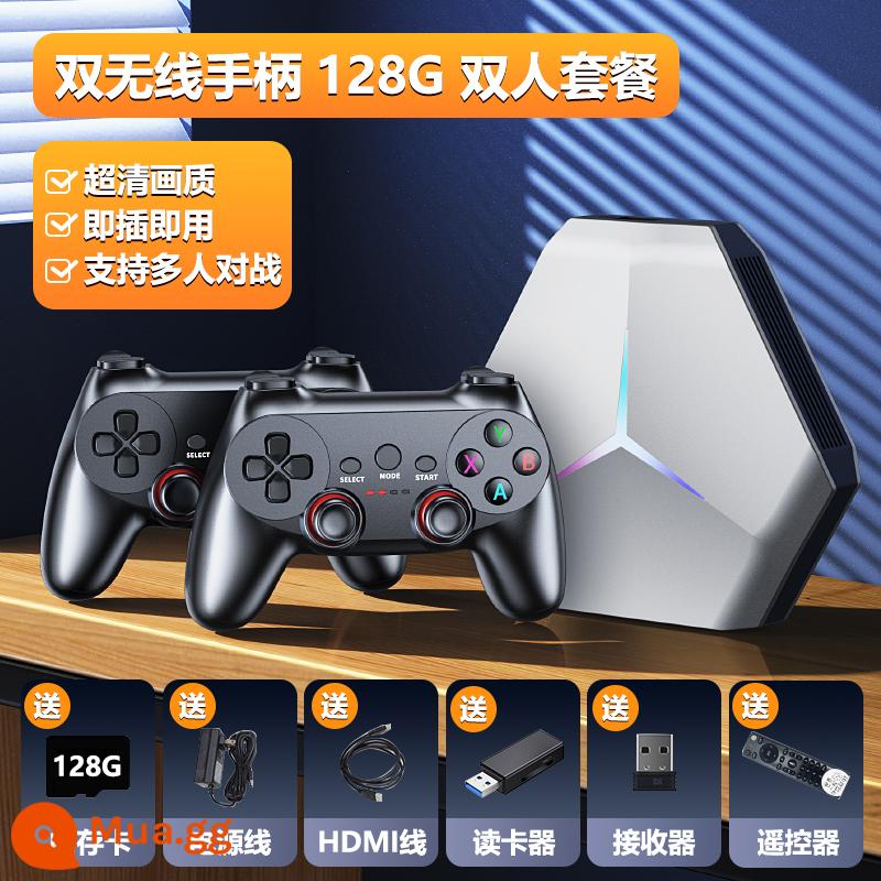 Bảng điều khiển trò chơi PSP hệ thống kép được kết nối với TV 2022 hộp trò chơi lớn 3D mới 2023 hộp set-top trò chơi arcade tay cầm chủ fc Thẻ Sega hoài cổ ps1 Super Mario - Phiên bản kép "phiên bản 128G" WIFI băng tần kép 5G ⚡ 18.000 trò chơi