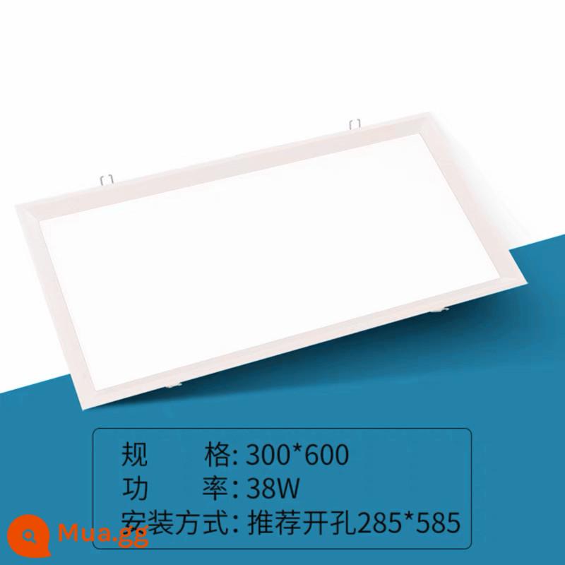 Tích hợp trần tổ ong bảng lớn LED ánh sáng phong cách sang trọng 20*20 19*19 đen trắng lưới tản nhiệt nhúng ánh sáng 15x60 - Đèn chụp trắng Athens 30*60 38W