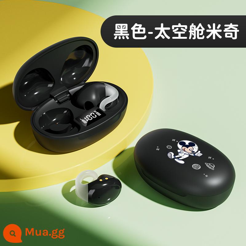 Tai nghe Bluetooth Disney không dây Kẹp thể thao Giảm tiếng ồn dẫn truyền xương Không phải trong tai Thích hợp cho Huawei Apple Xiaomi - [Phiên bản cao cấp - Mickey đen] Hiển thị pin ★Dolby Toàn cảnh âm thanh vòm ★Cuộc gọi HD