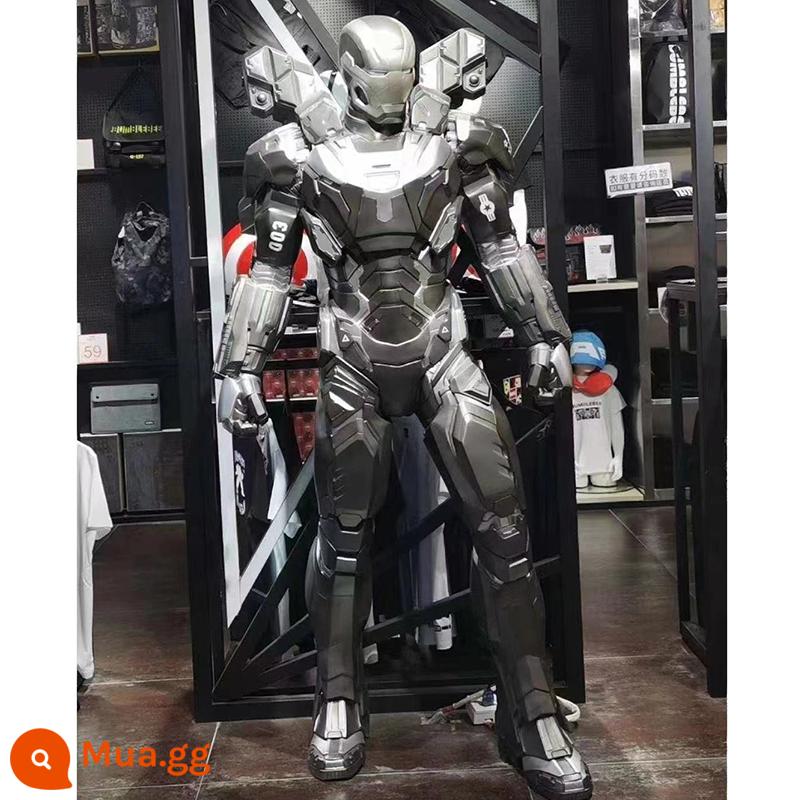 Marvel Iron Man Hulkbuster giáp điêu khắc MK7MK50 1 đến 1 mẫu trang trí phòng khách tầng-đứng lớn vật trang trí - Máy chiến tranh Iron Man 1,8m không có đế