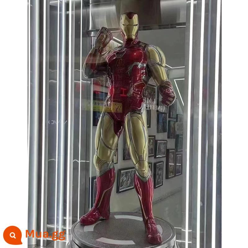 Marvel Iron Man Hulkbuster giáp điêu khắc MK7MK50 1 đến 1 mẫu trang trí phòng khách tầng-đứng lớn vật trang trí - Găng tay vô cực MK85 mẫu 1,8m không đế