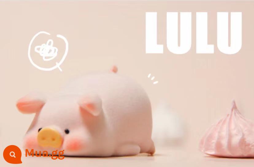 Chính hãng lợn đóng hộp lợn lulu 2 mù hộp búp bê mô hình dễ thương trang trí cô gái lưới tình yêu búp bê màu đỏ quà tặng - Lelei Pig (bỏ hộp nhưng không có túi)