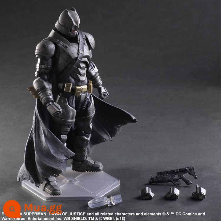 PlayArts thay đổi PA thay đổi truyện tranh DC Batman Superman Wonder Woman Flash Joker di chuyển mô hình - PA sửa đổi-Dawn of Justice Batman Reloaded