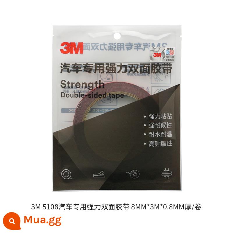 Keo 2 mặt 3M chắc chắn xe hơi có khả năng chịu nhiệt độ cao nhớt chống thấm nước xe băng keo dán cố định tại nhà xốp không đánh dấu - Model thông thường: dày 0,8 mm, rộng 0,8 cm, dài 3 mét