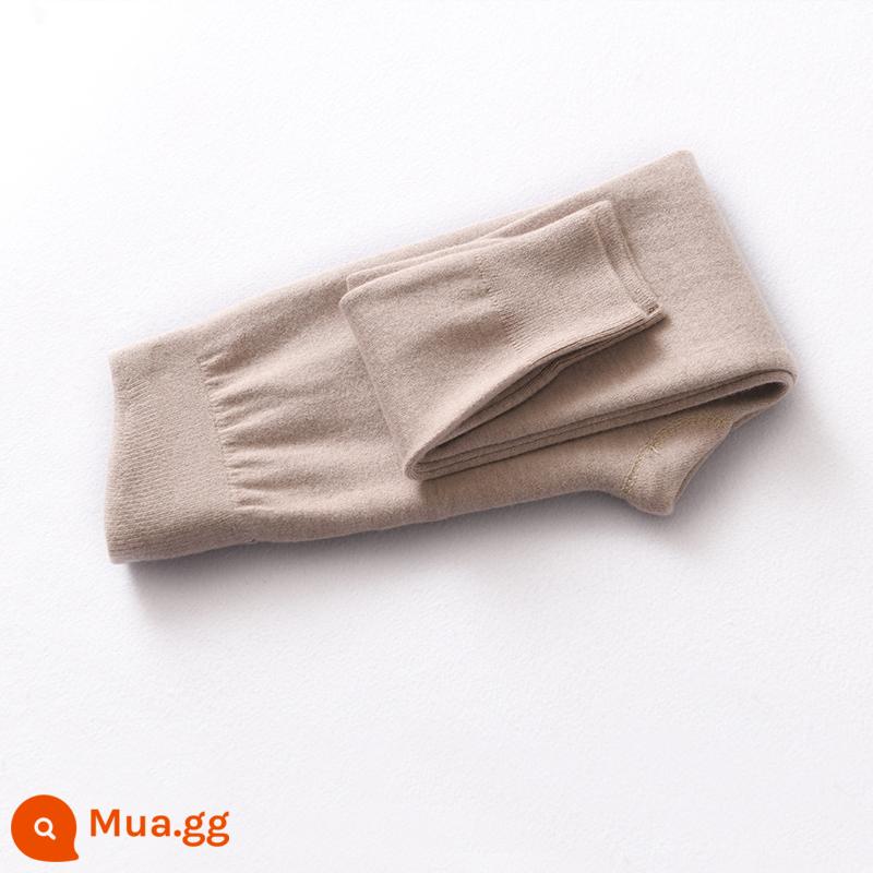 Trẻ em quần len cashmere dày bé trai và bé gái quần len ấm áp quần len cho bé quần bên trong giày bốt quần trẻ em quần cotton - Màu lạc đà mỏng của phụ nữ