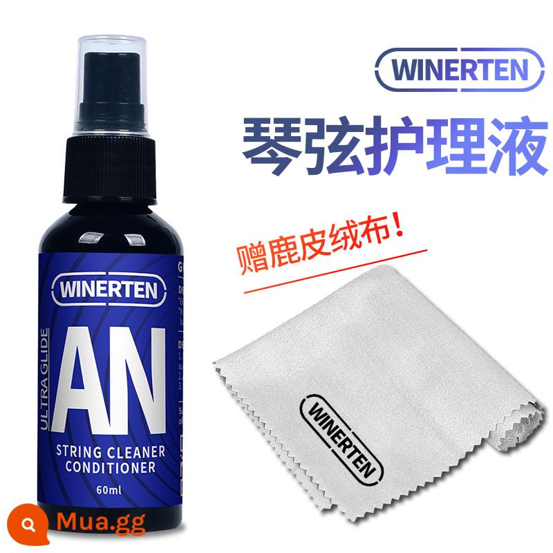 Héo Đàn Guitar Bảo Vệ Dây Tinh Dầu Chăm Sóc Và Bảo Trì Gỉ Bảo Vệ Dây Bụi Chống Rỉ Sét Dây Dầu Bôi Trơn - Nhung da hươu miễn phí