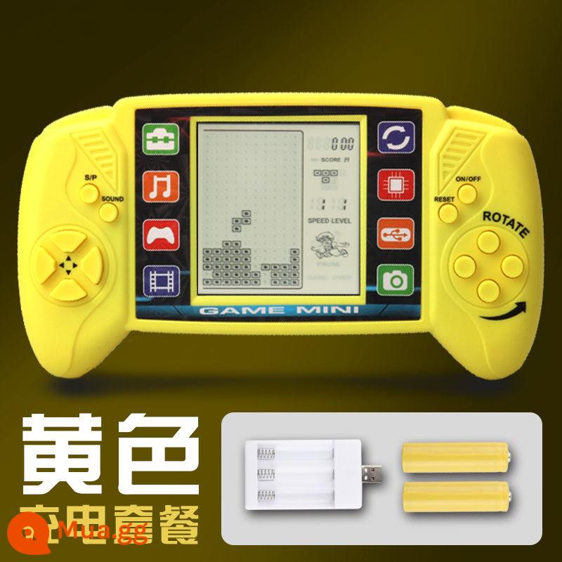 Màn hình lớn máy chơi game Tetris tham lam rắn đồ chơi giáo dục trẻ em phiên bản ngang cầm tay hoài cổ sau 8090 quà tặng - Bộ sạc + màu vàng (đóng gói trong hộp màu) Thêm vào mục yêu thích để được ưu tiên giao hàng.