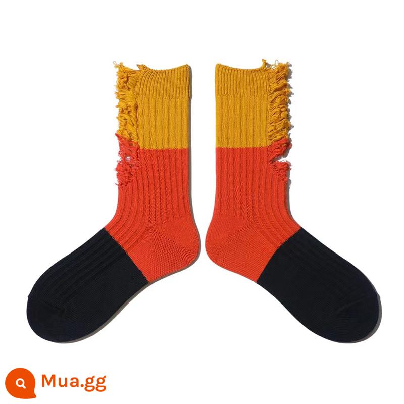 Nick Sesss SOCKS PIME BEGGAR SOCKS SOCK - Màu vàng và đen