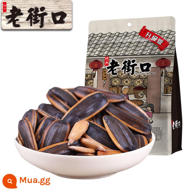 Laojiekou Caramel Pecan Spiced Cream Seeds Túi 500g Hạt hướng dương Các loại hạt Xào Món ăn vặt Năm mới - [Giới hạn 500 bản] Hạt dưa tẩm gia vị 408g (bán chạy)