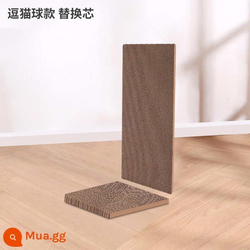 Cat Grabbing Tấm L -type đứng -Up Wear -Resistant Dandruff Three -Sdimensional Grabbing Lớn Paper Cat Claw Board Board Cat Products - [Phong cách bóng mèo ngộ nghĩnh] Lõi thay thế.