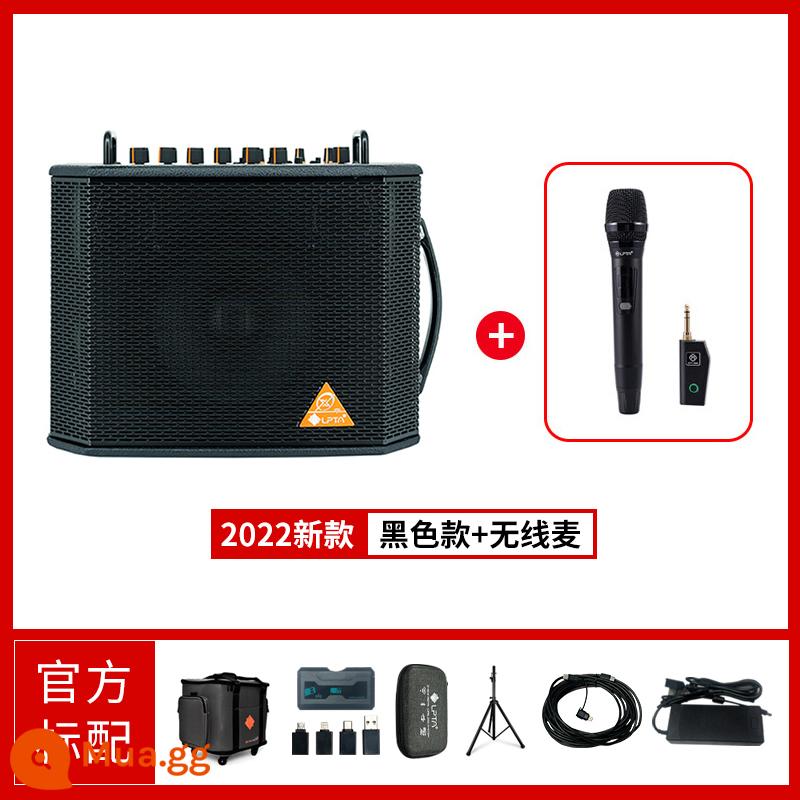 Khối Rubik Magic 3 Magic 3 Loa PlusX Hộp Điện Đàn Guitar Gỗ Ngoài Trời Sạc Guitar Chơi Và Hát Âm Thanh Karaoke Di Động - Phiên bản plusX màu đen Obsidian 2022 + một micro gốc