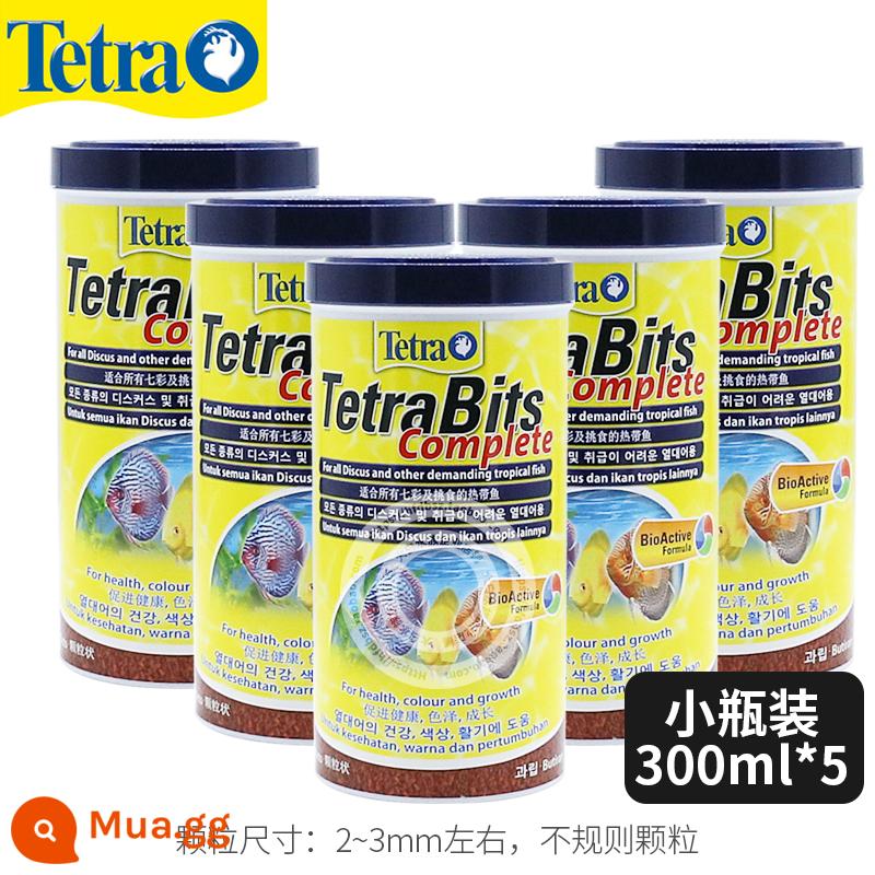 Đức Decai bảy màu cá thần tiên thức ăn viên đặc biệt cho cá cichlid ba hồ tăng cường màu sắc tự nhiên cho cá nhiệt đới hạt thức ăn cho cá - 300ML/93g [5 chai] Thời hạn sử dụng là 24 năm và tháng 8