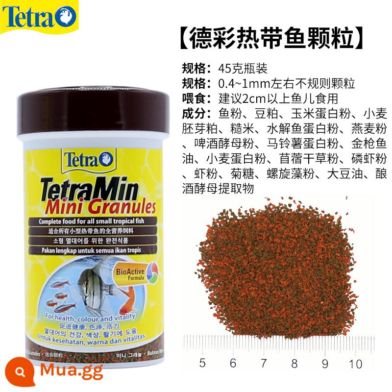 Đức Decai bảy màu cá thần tiên thức ăn viên đặc biệt cho cá cichlid ba hồ tăng cường màu sắc tự nhiên cho cá nhiệt đới hạt thức ăn cho cá - Viên cá nhỏ 100ML/45g Thời hạn sử dụng 24 năm và tháng 7