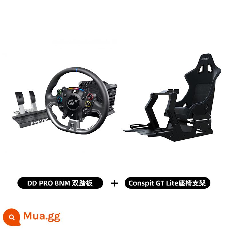 Spot FANATEC Gran Turismo DD Pro giả lập đua xe trực tiếp vô lăng PS5 ddpro - DDPRO 8NM Bàn đạp kép + Giá đỡ ghế GT Lite Có sẵn miễn phí vận chuyển