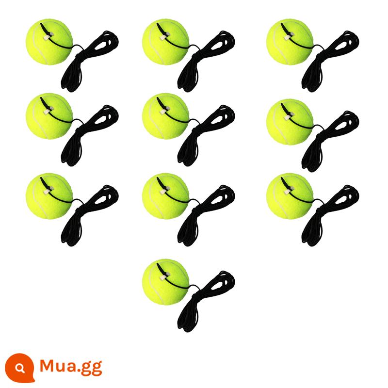 Dòng nhạc tennis duy nhất Rebound Độ đàn hồi cao và đào tạo Tutoring Huấn luyện cơ sở Cạnh tranh cơ sở - 10 quả bóng tennis có dây