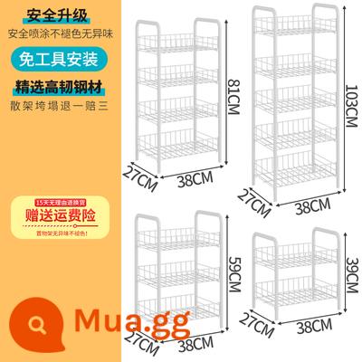 Bộ lưu trữ đồ ăn nhẹ giường ngủ trong phòng ngủ những chiếc xe nhỏ của xe nhỏ được định cư trong bàn ký túc xá nhà bếp nhiều thứ để di chuyển kệ sách đơn giản dưới bàn - [Mẫu ổn định] Màu trắng không có bánh xe