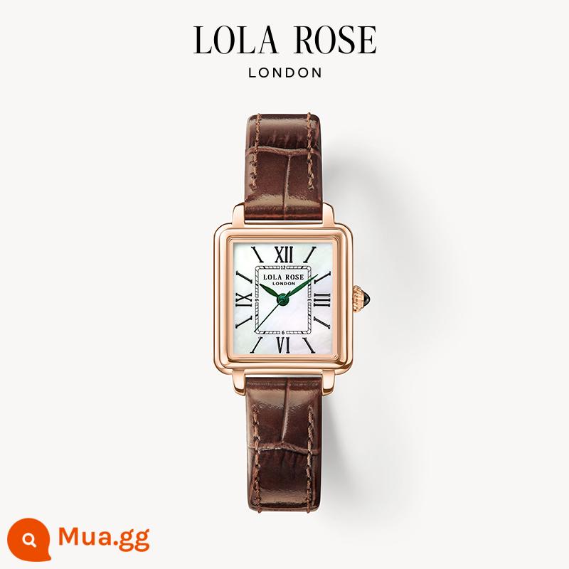 Lola Rose 2023 mới nhỏ màu nâu đồng hồ nữ đồng hồ nữ niche nhẹ sang trọng - Con trỏ màu xanh đậm-R2331