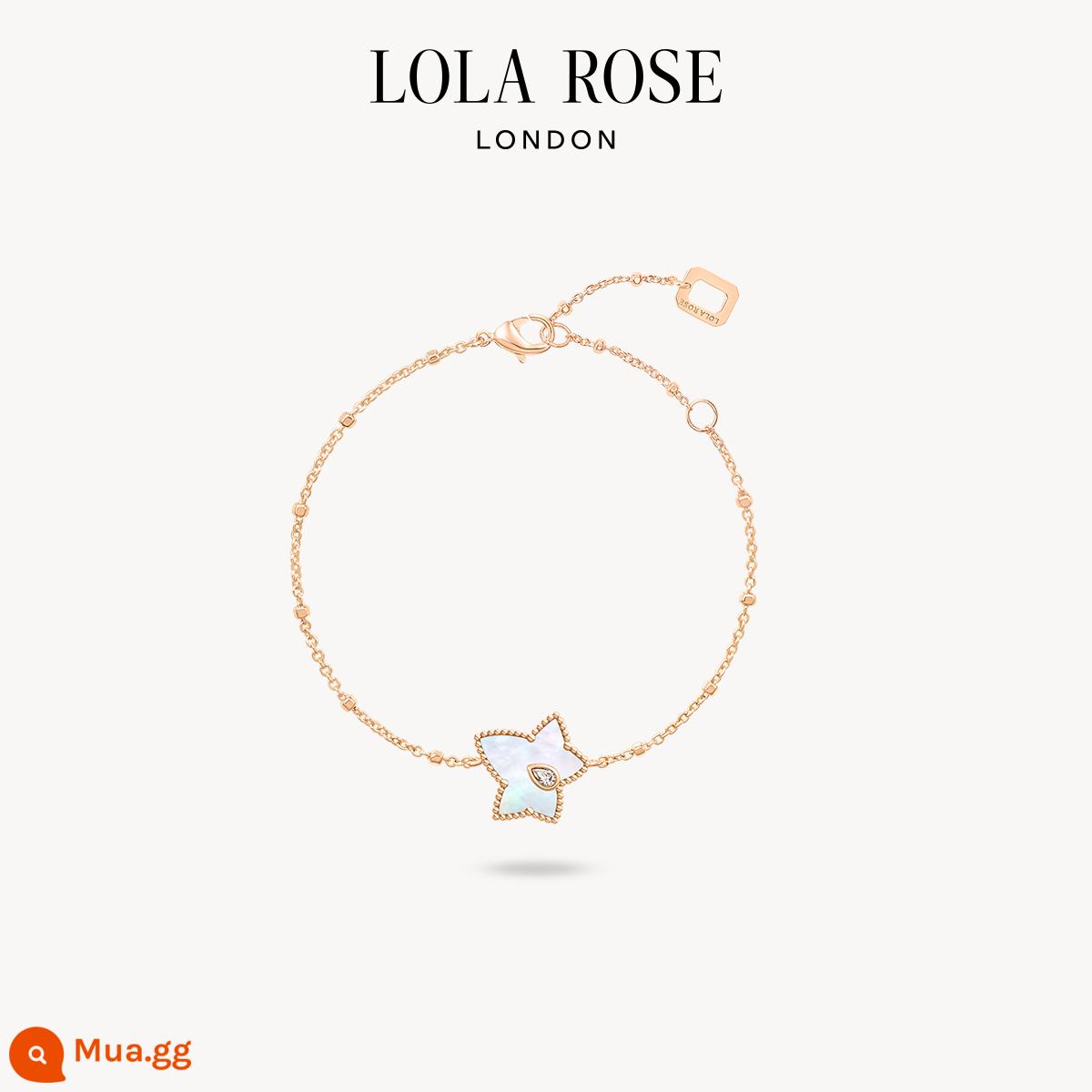 Lola Rose Lola Rose Ivy Series Vòng tay nữ Phong cách Hot Niche Sang trọng Quà tặng Năm mới - Xà cừ trắng-LR80040