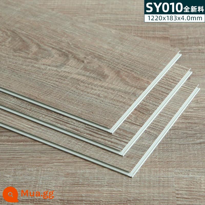 Khóa SPC sàn đá pha lê chất liệu nhựa dày sàn PVC khóa loại sàn gỗ phòng ngủ sàn nhựa chống thấm nước - SY010 (Khóa SPC dày 4.0mm)