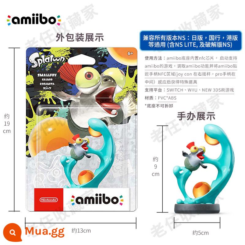 Chính hãng Nintendo mô hình splatoon 3 Sprato amiibo máy bay chiến đấu thủy triều màu bạch tuộc cô gái mực - Jet 3 ấu trùng cá hồi tại chỗ