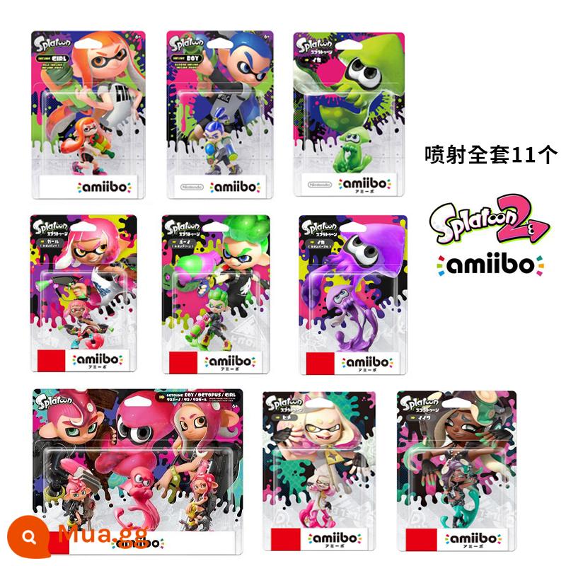 Chính hãng Nintendo mô hình splatoon 3 Sprato amiibo máy bay chiến đấu thủy triều màu bạch tuộc cô gái mực - Mẫu Jet 11 còn hàng