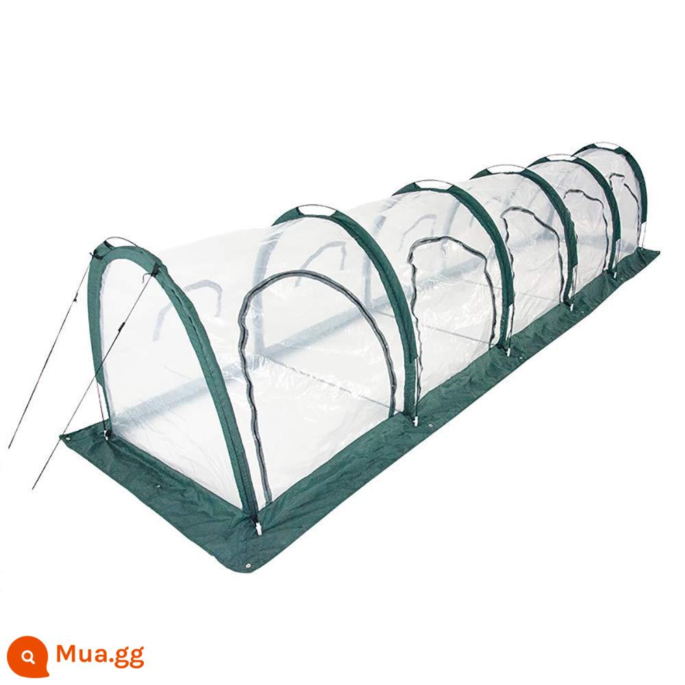 Nhà kính nhỏ Nhà kho Hộ gia đình BALCONY ngoài trời ngoài trời Overwinter -Frozen mùa đông chống lại phòng hoa ấm áp - Sưởi 5 cổng mở 500x100x100cm