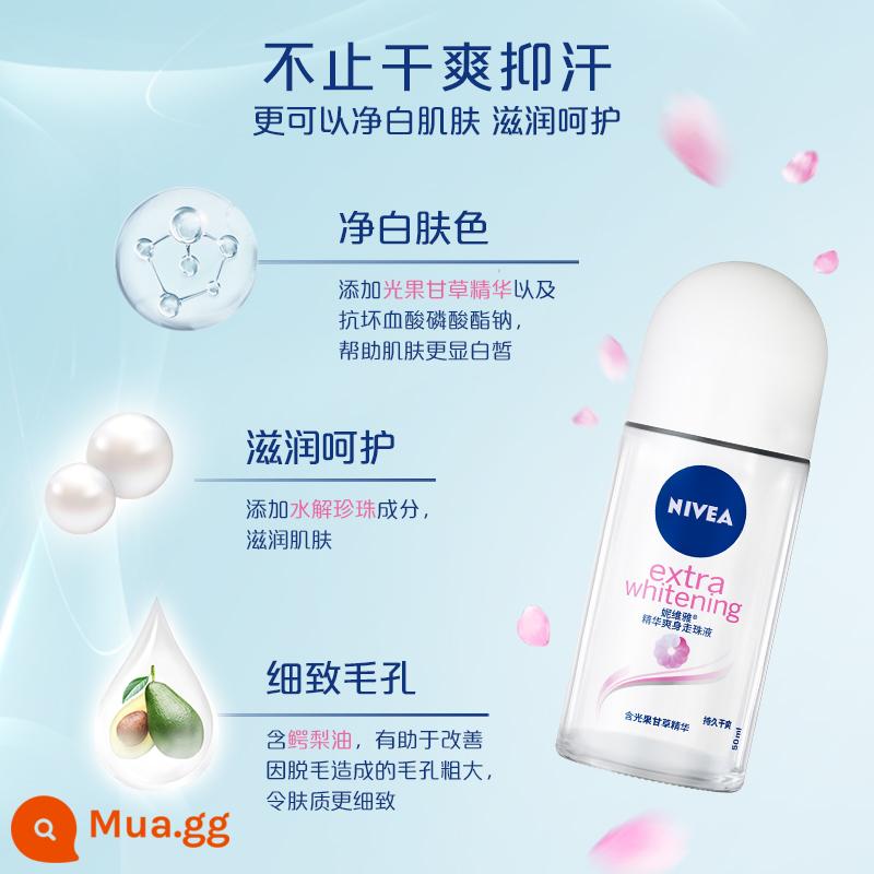 Kem lăn khử mùi Nivea dạng lăn dành cho nam dạng lăn, kem chống mồ hôi khô và chống mồ hôi cho nữ, tươi mát và thơm mát - Essence Softening 50ml+12ml Gói đặc biệt