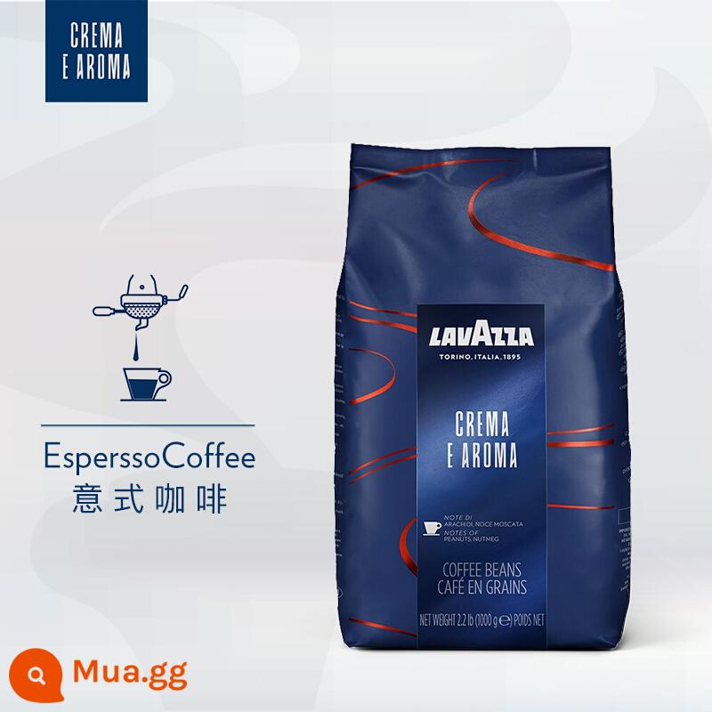 Hạt cà phê Lavazza êm dịu và cực đậm đà, cà phê espresso nhập khẩu chính hãng Lavazza Ý 1kg bột xay - Hạt cà phê êm dịu 1kg [25 tháng 8]