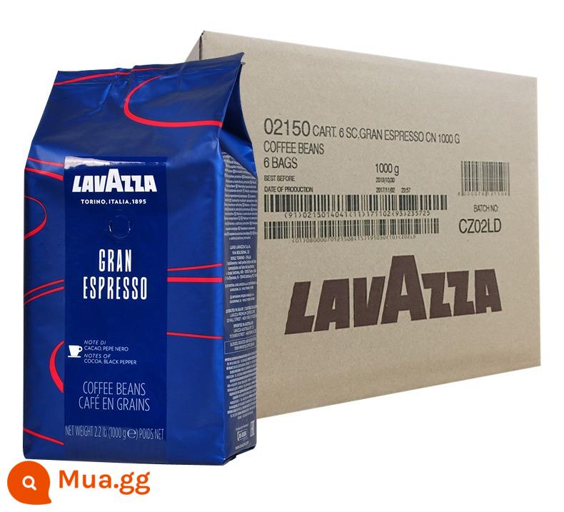 Hạt cà phê Lavazza êm dịu và cực đậm đà, cà phê espresso nhập khẩu chính hãng Lavazza Ý 1kg bột xay - 6 gói hạt cà phê espresso [Tháng 8-Tháng 10 năm 2024]