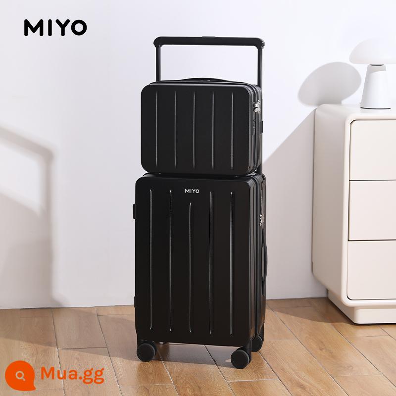 Hành lý xe đẩy rộng MIYO hộp mã lên máy bay 20 inch mới của nam giới vali du lịch sức chứa lớn bánh xe đa năng - Hộp mẹ Heizi bí ẩn [móc bên + hộp mỹ phẩm 14 inch]