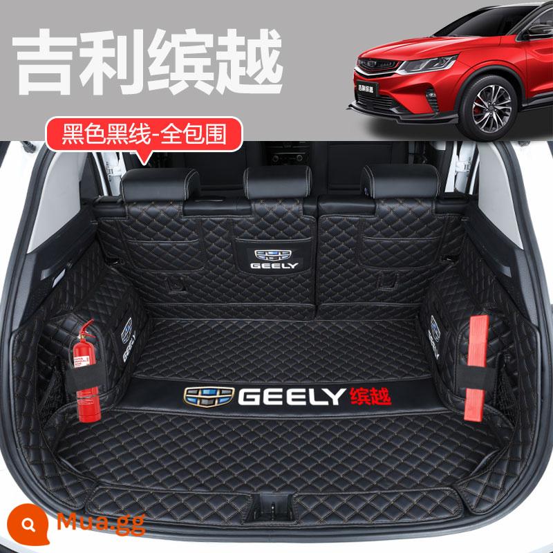 Thích hợp cho 21 mẫu Thảm cốp xe Geely Binyue được bao quanh hoàn toàn Thảm ngăn sau ô tô đặc biệt Binyue PRO năng lượng mới - Bao vây hoàn toàn ◇ [đường đen đen] Binyue